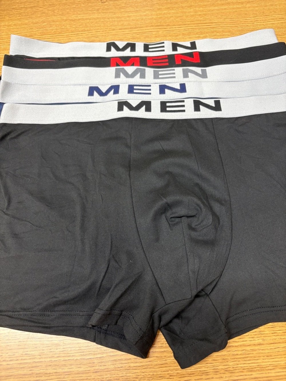 Men's Stretch Boxer Briefs - 5 Pack Wide Waistband Style